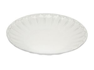 Linea Italica – Pasta Bord met reliëf decoratie , wit