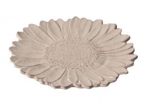 Linea Romantica – Ontbijtbord in de vorm van een margriet , wit