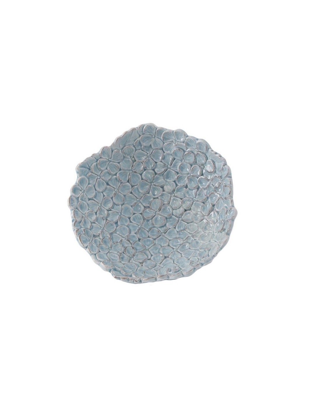 Linea Romantica – Ontbijtkom of serveerschaaltje , Hortensia turquoise