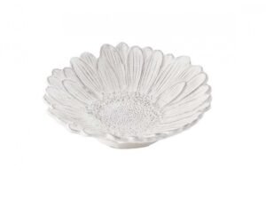 Linea Romantica – Ontbijtkom of serveerschaaltje – Margriet wit
