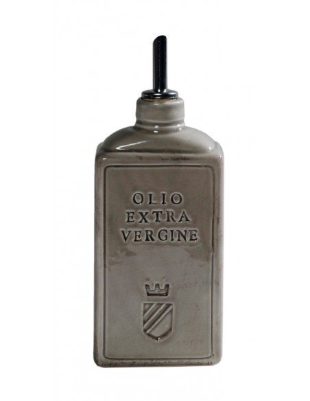 Linea Osteria – Olijfolie Fles keramiek , wit (afbeelding 2)