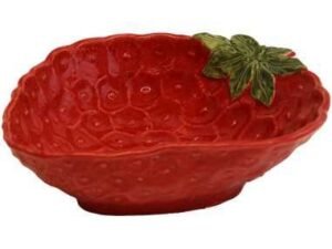 Linea Fragola – Saladeschaal rood – Aardbei